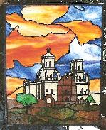Stained Glass - San Xavier Mission